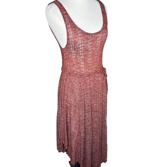 Free People‎ FP Beach Red Midi Tie Side Dress Size Small - Picture 9 of 11
